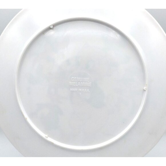 Looney Tunes Melamine Plate Porky Pig Daffy Duck Bugs Elmer Fudd Petunia Vintage - Picture 11 of 11